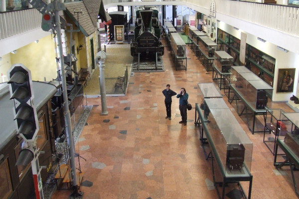 Budapest, Városliget, Közlekedési Múzeum, bélyegkép