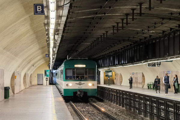 Budapest, Margit híd, HÉV állomás, bélyegkép