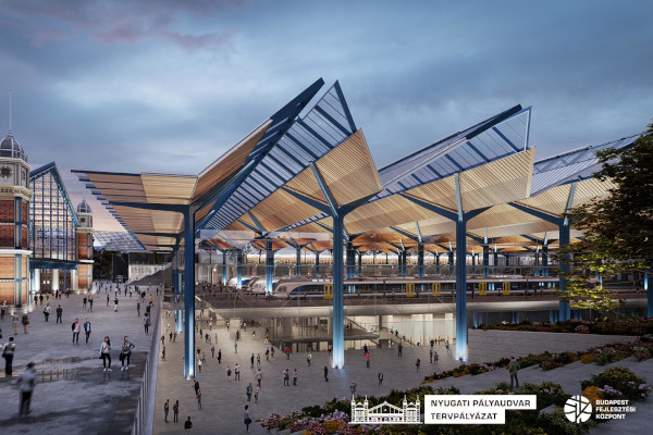 Budapest, Kelenföld-Nyugati közötti vasúti alagút, látványterv, bélyegkép