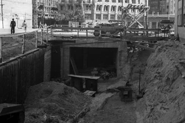 Budapest, M1 metró, vonalkorrekció, bélyegkép