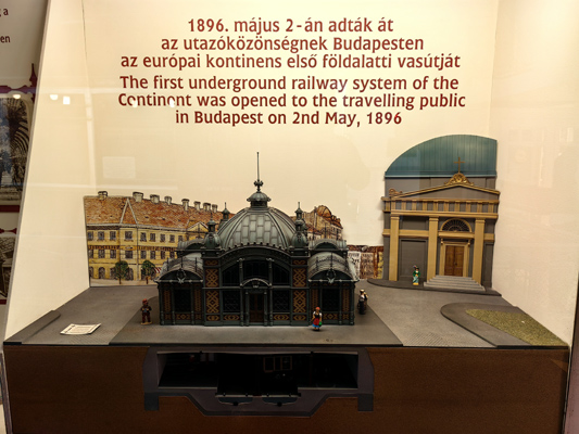 Budapest, M1 metró, Földalatti Vasúti Múzeum, bélyegkép