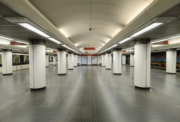 Budapest, M2 metró, Batthyány tér, bélyegkép