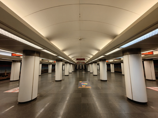 Budapest, M2 metró, Batthyány tér, bélyegkép