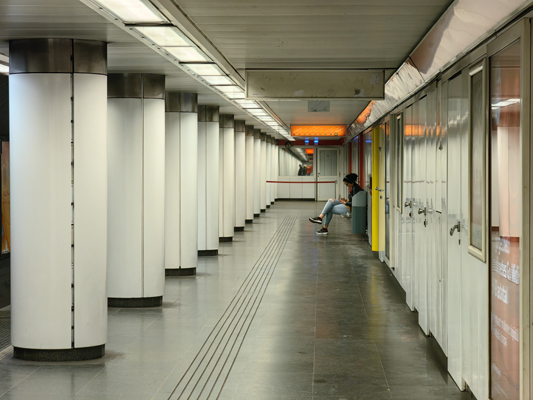 Budapest, M2 metró, Batthyány tér, bélyegkép