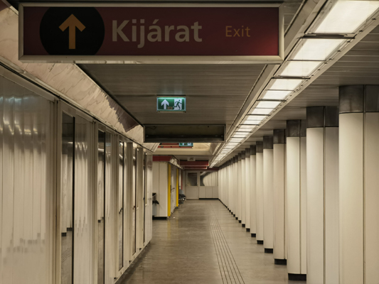 Budapest, M2 metró, Batthyány tér, bélyegkép