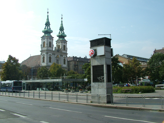 Budapest, M2 metró, Batthyány tér, bélyegkép