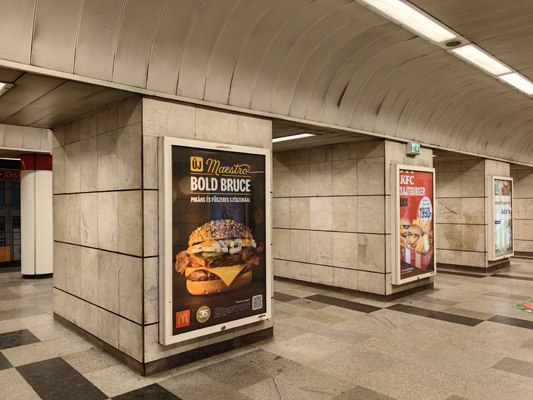 Budapest, M2 metró, Astoria, bélyegkép