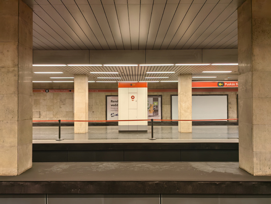 Budapest, M2 metró, Puskás Ferenc stadion, bélyegkép