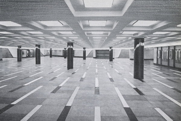 Budapest, M2 metró, Blaha Lujza tér, bélyegkép