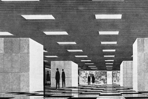 Budapest, M2 metró, Astoria, látványterv, bélyegkép