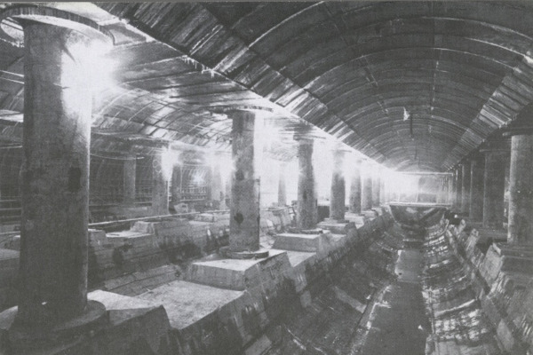 Budapest, M2 metró, építés, bélyegkép