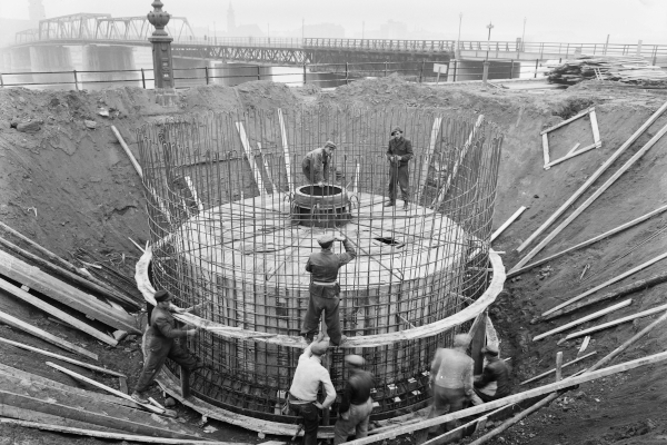 Budapest, M2 metró építése, bélyegkép