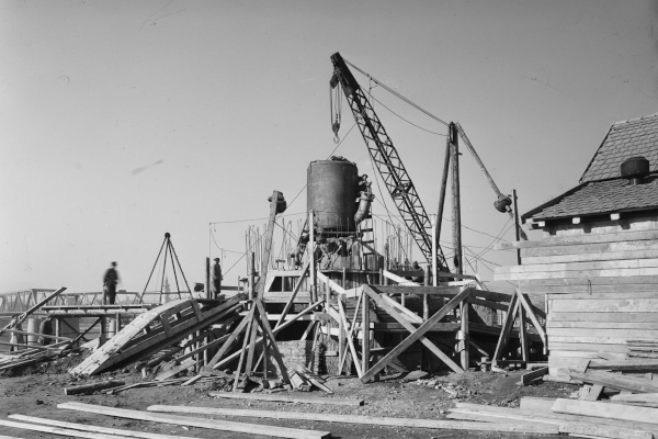 Budapest, M2 metró, építés, bélyegkép