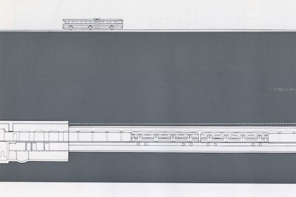 Budapest, M2 metró, Astoria, bélyegkép