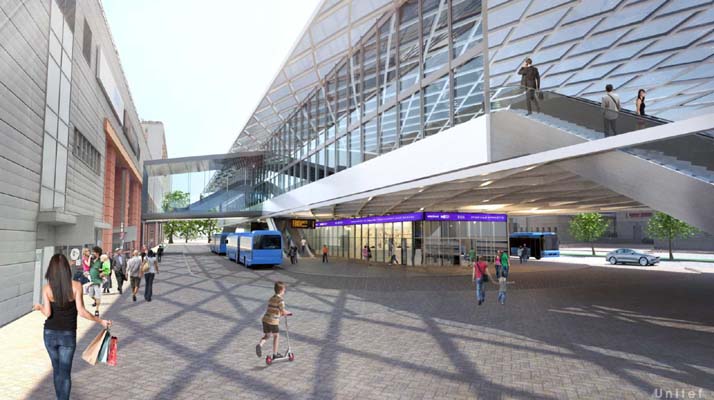 Budapest, M2 metró, H8, H9 HÉV összekötés, Örs vezér tere, látványterv, bélyegkép