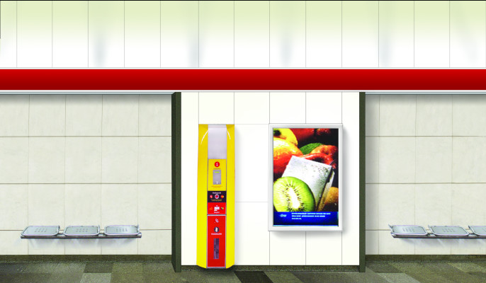 Budapest, M2 metró, Astoria, Auth Design látványterv, bélyegkép