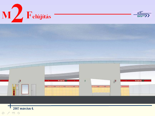 Budapest, M2 metró, Örs vezér tere, Auth Design látványterv, bélyegkép