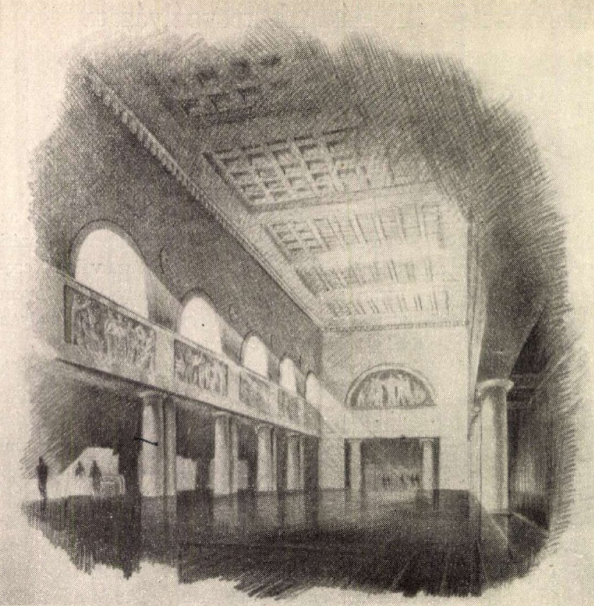 Budapest, M2 metró, Keleti pályaudvar, Magyar Építőművészet, látványterv