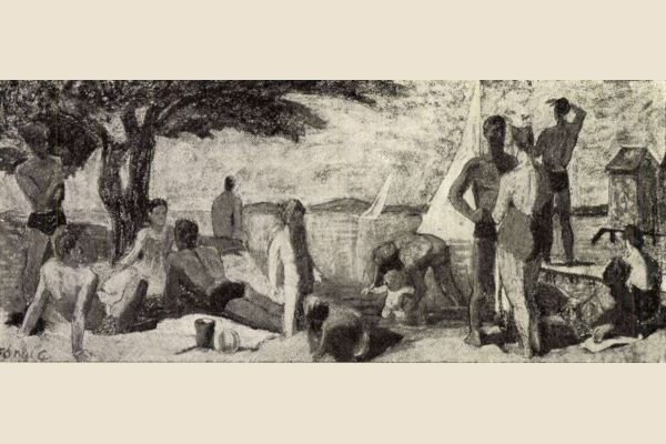 Budapest, M2 metró, Puskás Ferenc stadion, Magyar Építőművészet, mozaikterv, bélyegkép