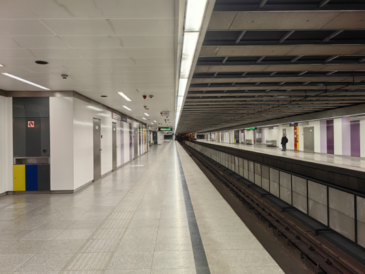 Budapest, M3 metró, Újpest-városkapu, bélyegkép