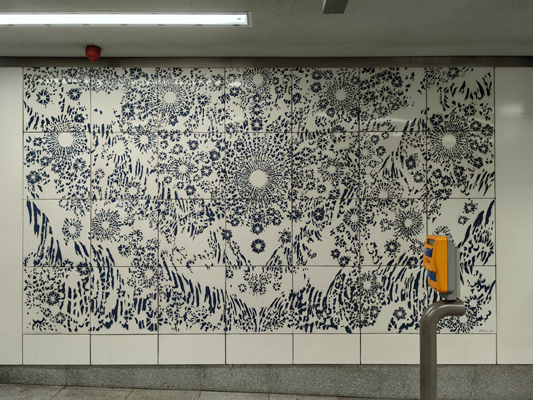 Budapest, M3 metró, Újpest-városkapu, bélyegkép