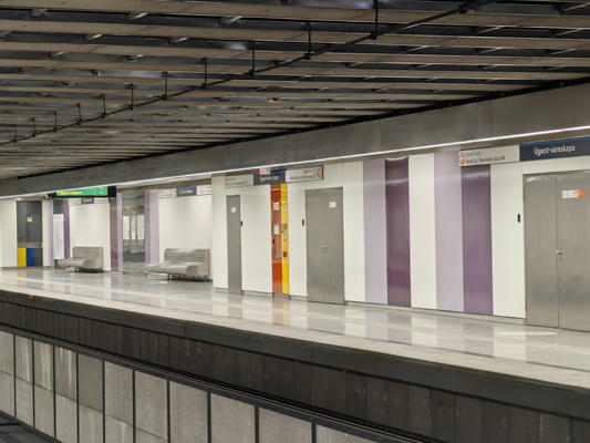 Budapest, M3 metró, Újpest-városkapu, bélyegkép