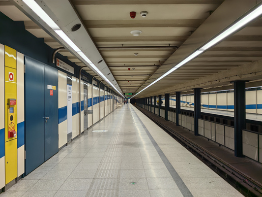 Budapest, M3 metró, Gyöngyösi utca, bélyegkép