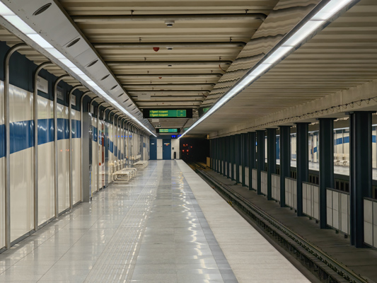 Budapest, M3 metró, Gyöngyösi utca, bélyegkép