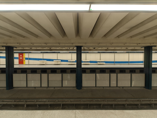 Budapest, M3 metró, Gyöngyösi utca, bélyegkép