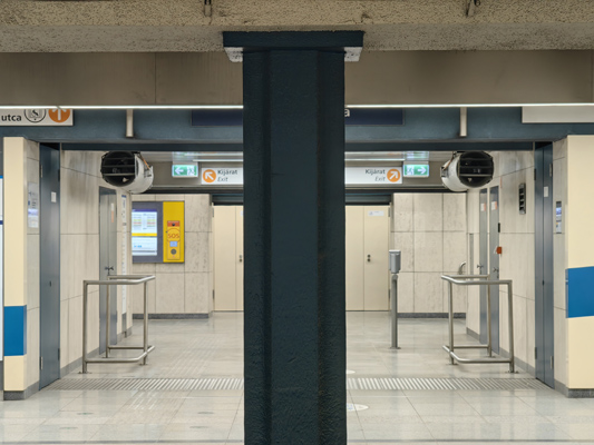 Budapest, M3 metró, Gyöngyösi utca, bélyegkép