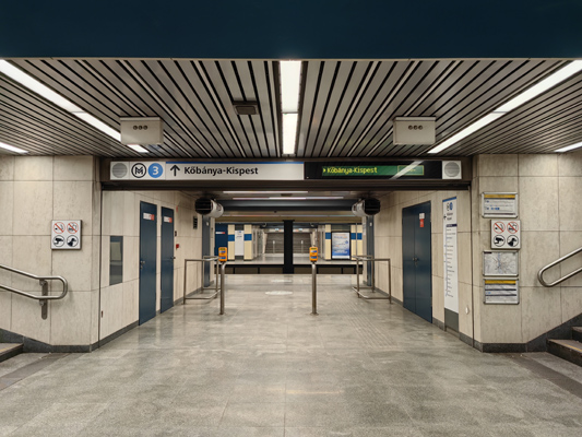 Budapest, M3 metró, Gyöngyösi utca, bélyegkép