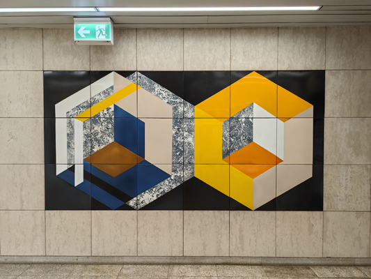 Budapest, M3 metró, Forgách utca, bélyegkép