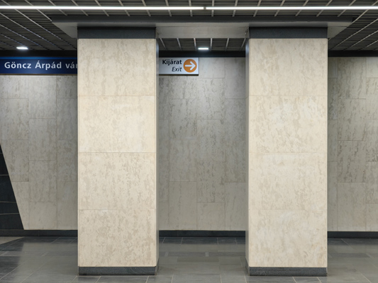 Budapest, M3 metró, Göncz Árpád városközpont, bélyegkép