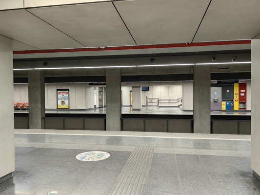 Budapest, M3 metró, Dózsa György út, bélyegkép