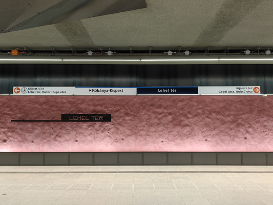 Budapest, M3 metró, Lehel tér, bélyegkép