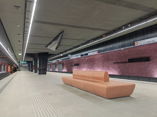 Budapest, M3 metró, Lehel tér, bélyegkép