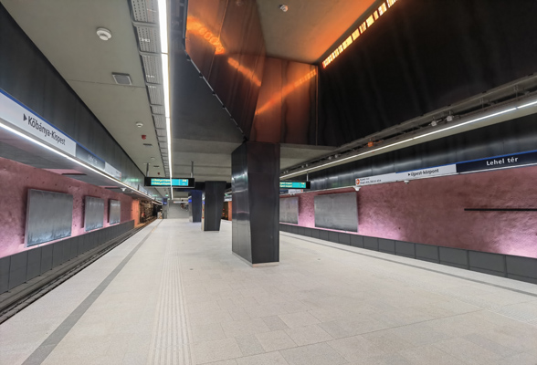 Budapest, M3 metró, Lehel tér, bélyegkép