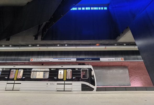 Budapest, M3 metró, Lehel tér, bélyegkép