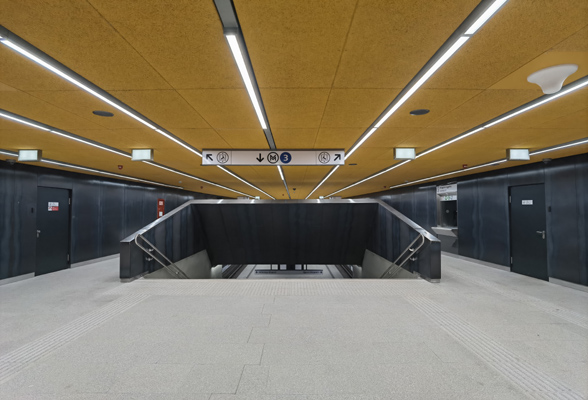 Budapest, M3 metró, Lehel tér, bélyegkép