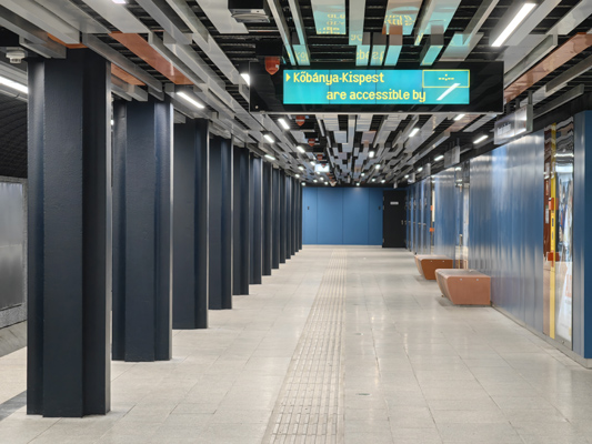 Budapest, M3 metró, Nyugati pályaudvar, bélyegkép