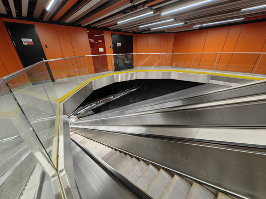 Budapest, M3 metró, Nyugati pályaudvar, bélyegkép