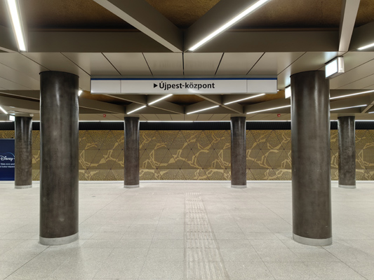 Budapest, M3 metró, Ferenciek tere, bélyegkép