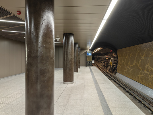 Budapest, M3 metró, Ferenciek tere, bélyegkép