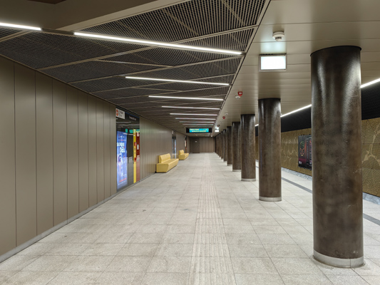 Budapest, M3 metró, Ferenciek tere, bélyegkép