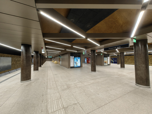 Budapest, M3 metró, Ferenciek tere, bélyegkép