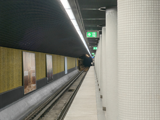 Budapest, M3 metró, Semmelweis Klinikák, bélyegkép