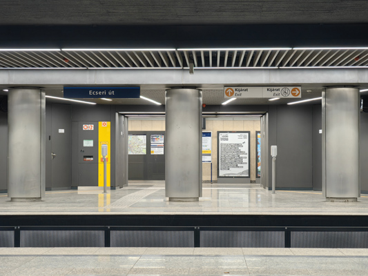 Budapest, M3 metró, Ecseri út, bélyegkép