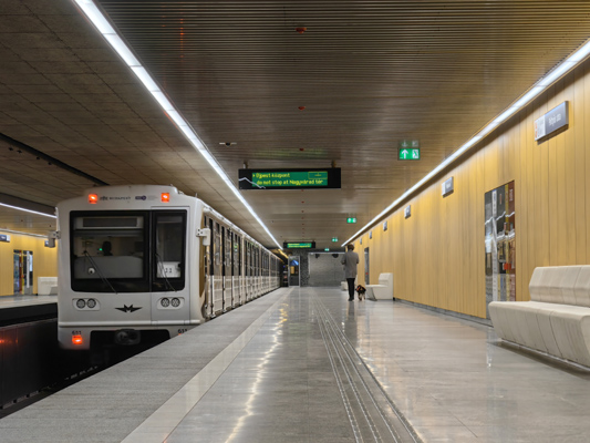 Budapest, M3 metró, Pöttyös utca, bélyegkép