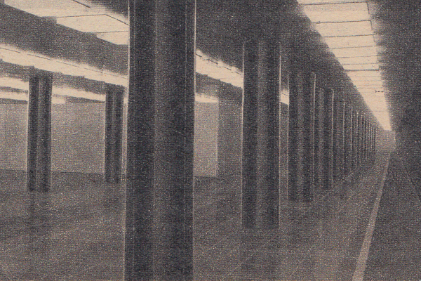 Budapest, M3 metró, Deák Ferenc tér, látványterv, bélyegkép