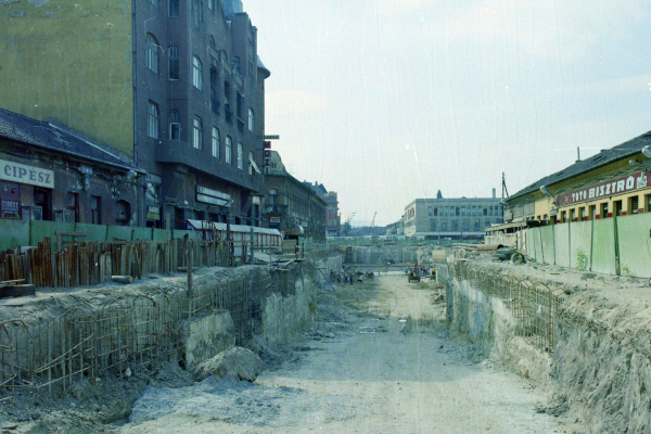 Budapest, M2 metró építése, bélyegkép